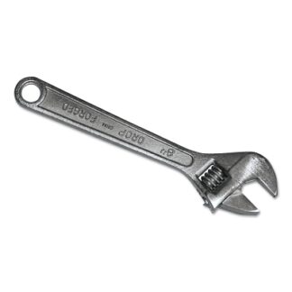 Anchor Brand Adjustable Wrench, 18 in L, 2-1/16 in Opening, Chrome Plated 01018