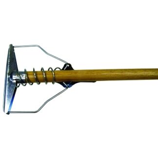 Anchor Brand Wet Mop Handle, Wood, 54 in L, Spring and Lever Type 9MS