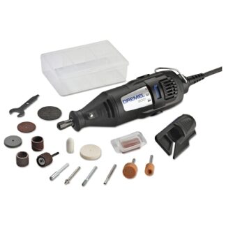 Dremel 200 Series Rotary Tools, 15 Accessories; Case; Mower Blade Sharpening Attachment 200115