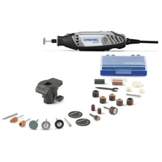 Dremel 3000 Series Rotary Tool, Variable Speed, 32,000 RPM, 24 Accessories, Case 3000124
