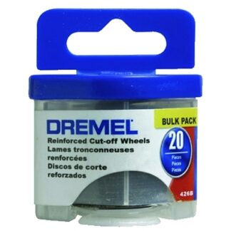 Dremel 456 Fiberglass Reinforced Cut-Off Wheel, 1-1/4 in dia, 20 Pc 426B