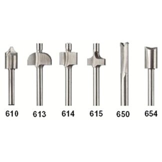 Dremel 6 PIECE ROUTER BIT SET 692