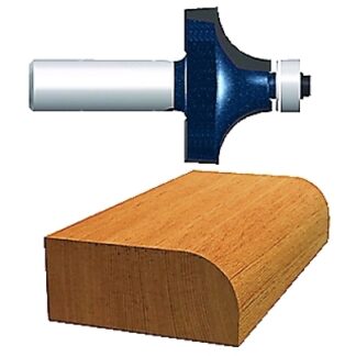 Bosch Power Tools Carbide-Tipped Ball Bearing Pilot Roundover Router Bits, 1 in Cutting Diam, Wood 84405M