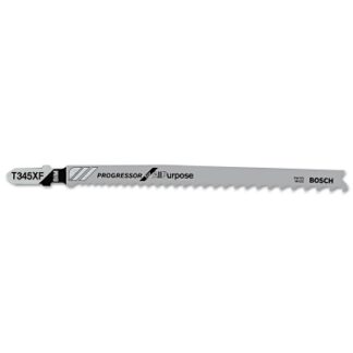 Bosch Power Tools Progressor Series T-Shank Jigsaw Blade for Wood w/Nails, 5 1/4" x .39", 5/10 TPI - T345XF