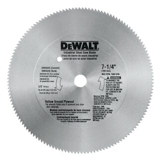 DeWalt Steel Circular Saw Blades, 7 1/4 in, 140 Teeth - DW3326