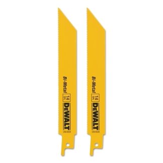 DeWalt Metal Cutting Reciprocating Saw Blade, 6 in L x 3/4 in W, 14 TPI - DW4808