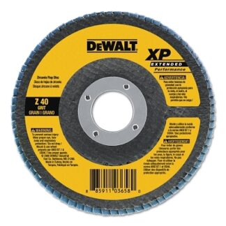 DeWalt XP Ext Perf Flap Disc, 4-1/2 in, 60 Grit, 7/8 in Arbor, 13,300 RPM, T27 - DW8251