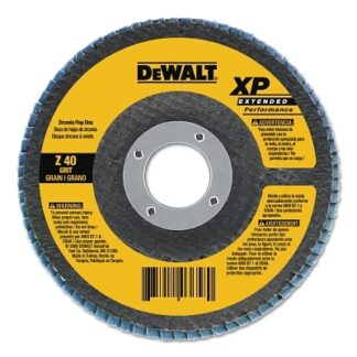 DeWalt XP Ext Perf Flap Disc, 4-1/2 in, 80 Grit, 5/8 in-11 Arbor, 13,300 RPM, T27 - DW8256