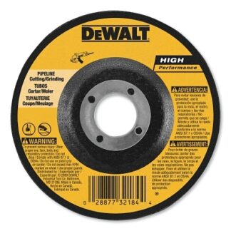 DeWalt Type 27 HP Metal Grinding Wheels, 5 in, 7/8 in, 12200 rpm - DW8484