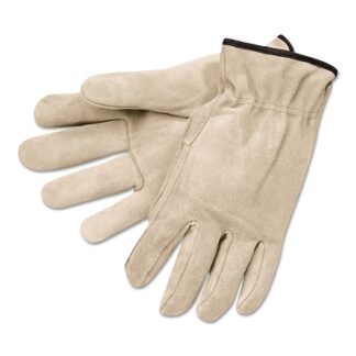 MCR Safety Premium-Grade Leather Driving Gloves, Cowhide, X-Large, Unlined, Straight Thumb - 3100XL
