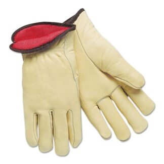 MCR Safety Insulated Drivers Gloves, Cowhide, Medium, Foam Lining - 3260M