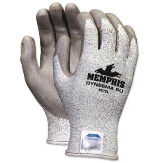MCR Safety Dyneema Blend Gloves, Large, Salt-and-Pepper/Gray - 9672L