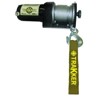 Keeper Keeper Tracker ATV/UTV Series 12 Volt DC Electric Winches, 2,400 lb Load Cap. - KT2000