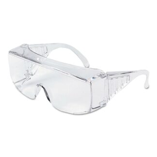 MCR Safety Yukon Uncoated Protective Eyewear,Clear Polycarb Lens/Frame,150mm Temple - 9800XLD