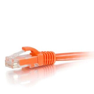 1' CAT6 Snagless Patch Orange