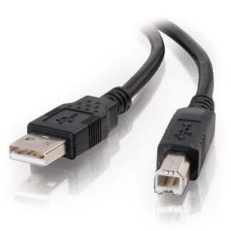 16.4' USB 2.0 A B Cable Black