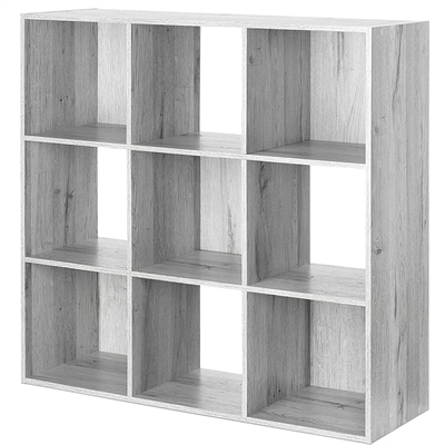 9 Section Cube Organizer Gray