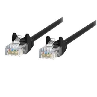 1' CAT6  Patch BLK