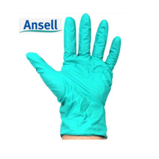 PPE IMPORT ANSELL - SKU # GLOVES-IMPORT-77079 - Thick Non-Sterile Nitrile Gloves *** 1 Box of 100 Gloves -- (IN STOCK, SHIPS IN 3 - 7 BUSINESS DAYS)