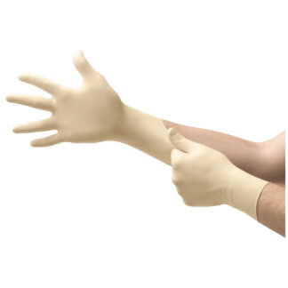 Ansell Micro-touch Dermaclean Latex Exam Glove 3184-1