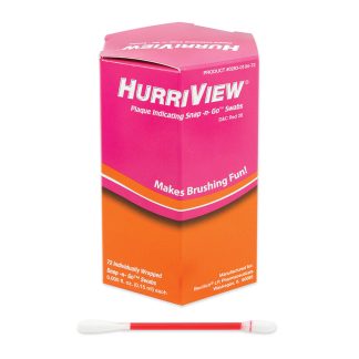 Beutlich Hurriview Plaque Indicating Snap -n- Go™ Swabs 0283-0104-72