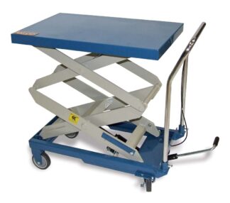 Baileigh Industrial SKU # B-CARTX2 Double Arm Hydraulic Lift Cart