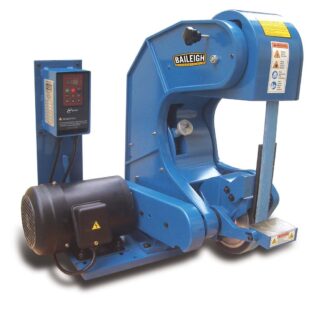 Baileigh Industrial SKU # BG-260-3-110 - 3 Wheel Variable Radius Belt Grinder
