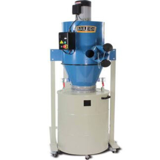 Baileigh Industrial SKU # DC-2100C -- 3 hp 220V 1Ph Cyclone Style Dust Collector