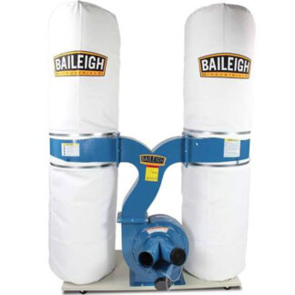 Baileigh Industrial SKU # DC-2300B -- 3 hp 220V Single Phase Bag Style Dust Collector