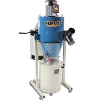 Baileigh Industrial SKU # DC-600C -- 1-1-2 hp 110V Cyclone Style Dust Collector