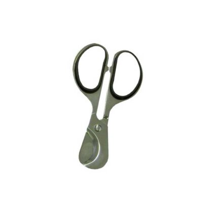 Cigar Accessories SKU # CC-628 -- Cutter S/S Scissors with Rubber Grips Poly Bag *** 1 EACH