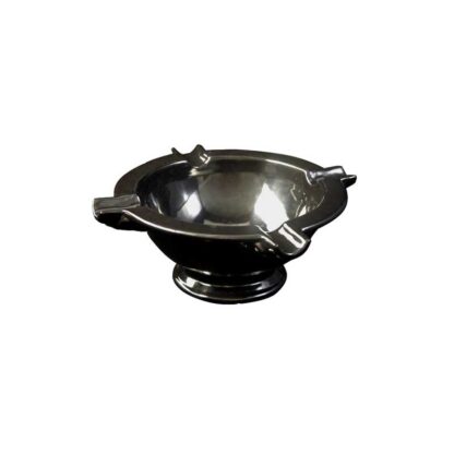 Cigar Accessories SKU # FW-1691 BK -- DS BOWL ASHTRAY BLACK BLACK *** 1 EACH