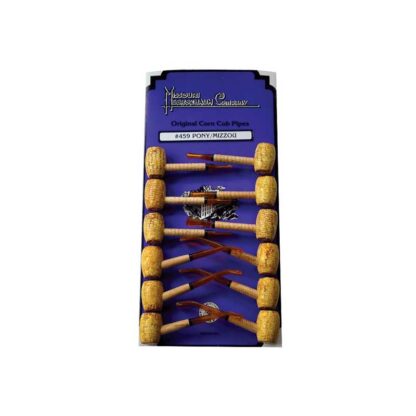 Cigar Accessories SKU # P106 -- PONY/MIZZOU MIX CORN COB PIPES UNFILTERED AMBER BITS 12/CAR *** 1 EACH