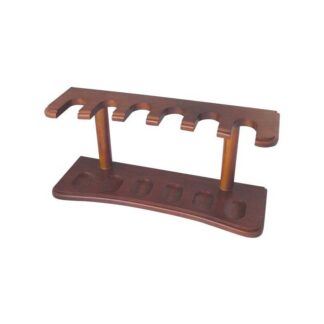 Cigar Accessories SKU # P807 -- 6-PIPE RACK CHERRY *** 1 EACH