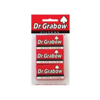Cigar Accessories SKU # p855 -- DR GRABOW PIPE FILTERS 3 PACKS/CARD 12 CARDS/DISPLAY *** 1 EACH