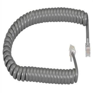 12' Gray Telephone Cord