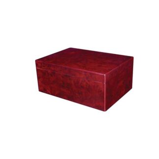 Humidor Supreme SKU # 12-8117 CH -- 50 CT SMALL CHERRY HUMIDOR CHERRY FINISH *** 1 EACH