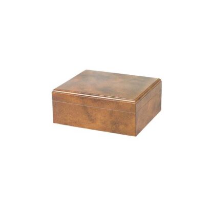 Humidor Supreme SKU # HUM-25CK -- Rawhide 25-50 Cigar Humidor Crackel Finish (4/34) *** 1 EACH