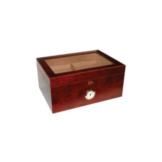 Humidor Supreme SKU # HUM-75DRG -- Milano Glasstop Humidor *** 1 EACH