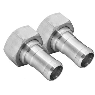 Julabo SKU # 8890037 Connectors-Valves-Adaptors - Adapter barbed for 5-8 diameter tubing to NPT 3-4 female *** 1 PAIR