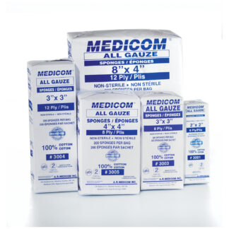 Medicom All Gauze Sponges - Non Sterile 3005