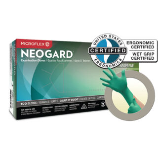 Ansell Microflex Neogard Powder-free Medical-grade Chloroprene Exam Gloves C524