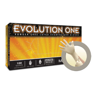 Ansell Microflex Evolution One Powder-free Latex Exam Gloves Ev-2050-xs