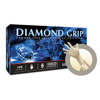 Ansell Microflex Diamond Grip™ Powder-free Latex Exam Gloves Mf-300-xl