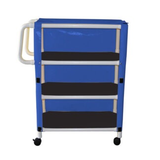 MJM International SKU # 332-3C  --- MID-SIZE LINEN CARTS WITH MESH OR SOLID VINYL COVER *** 1 EACH