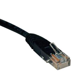 1' Cat5e Patch Cable Black