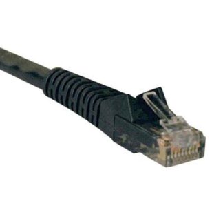 1' Cat6 Patch Snagless BLACK