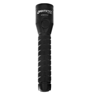 Dual-Switch Rechargeable Tactical Flashlight - Black - TAC-660XL