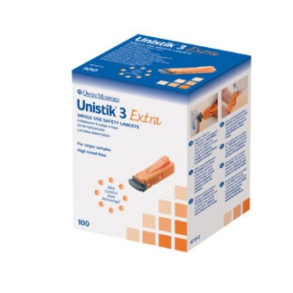 Owen Mumford Unistik 3 Pre-set Single Use Safety Lancets At1012