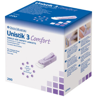 Owen Mumford Unistik 3 Pre-set Single Use Safety Lancets At1044